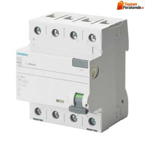 Siemens 5SV3644-6 4x40A 300Ma Kaçak Akım Rölesi